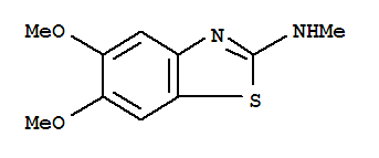 2-Benzothiazolamine,5,6-dimethoxy-n-methyl-(9ci) Structure,89539-62-8Structure