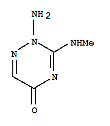 1,2,4-Triazin-5(2h)-one,2-amino-3-(methylamino)-(9ci) Structure,89569-70-0Structure