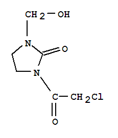 (7ci)-1-(氯乙?；?-3-(羥基甲基)-2-咪唑啉酮結(jié)構(gòu)式_89641-61-2結(jié)構(gòu)式