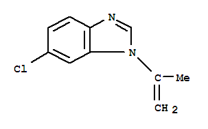 1H-benzimidazole,6-chloro-1-(1-methylethenyl)-(9ci) Structure,89664-12-0Structure