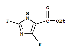 2,4-二氟咪唑 5-羧酸乙酯結(jié)構(gòu)式_89676-59-5結(jié)構(gòu)式