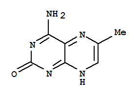 2(1H)-pteridinone,4-amino-6-methyl-(9ci) Structure,89792-49-4Structure