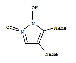 1H-pyrazole-4,5-diamine, 1-hydroxy-n4,n5-dimethyl-, 2-oxide Structure,898250-06-1Structure