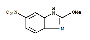 1H-benzimidazole,2-methoxy-5-nitro-(9ci) Structure,89843-42-5Structure