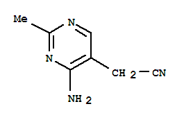 5-Pyrimidineacetonitrile,4-amino-2-methyl - (7ci) Structure,89852-86-8Structure