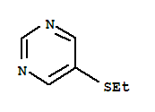 Pyrimidine, 5-(ethylthio)- (6ci,9ci) Structure,89882-06-4Structure