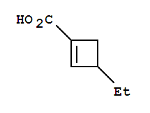 1-Cyclobutene-1-carboxylic acid, 3-ethyl-(7ci,9ci) Structure,89897-93-8Structure