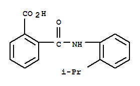 2-[(2-異丙基苯胺)羰基]苯甲酸結(jié)構(gòu)式_899143-60-3結(jié)構(gòu)式