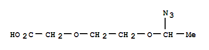 Acetic acid, [2-(1-azidoethoxy)ethoxy]-(9ci) Structure,899430-44-5Structure