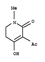 2(1H)-pyridone, 3-acetyl-5,6-dihydro-4-hydroxy-1-methyl-(7ci) Structure,90087-45-9Structure