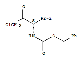 Z-l-val-氯甲酮結(jié)構(gòu)式_90105-41-2結(jié)構(gòu)式