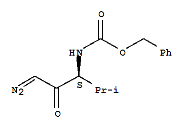 Z-L-Val-CHN2結(jié)構(gòu)式_90105-46-7結(jié)構(gòu)式