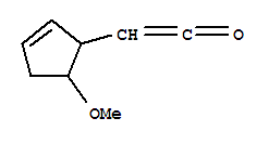 Ethenone, (5-methoxy-2-cyclopenten-1-yl)-(9ci) Structure,90107-31-6Structure