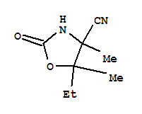 (7ci)-5-乙基-4,5-二甲基-2-氧代-4-噁唑啉甲腈結(jié)構(gòu)式_90197-36-7結(jié)構(gòu)式