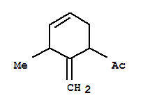 Ethanone, 1-(5-methyl-6-methylene-3-cyclohexen-1-yl)-(9ci) Structure,90213-48-2Structure