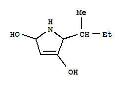 1H-pyrrole-2,4-diol, 2,5-dihydro-5-(1-methylpropyl)- Structure,903517-07-7Structure