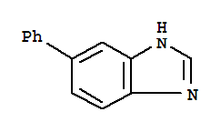 1H-benzimidazole,5-phenyl-(9ci) Structure,90445-37-7Structure