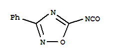 (7ci)-3-苯基-1,2,4-噁二唑-5-基酯異氰酸結(jié)構(gòu)式_90484-03-0結(jié)構(gòu)式