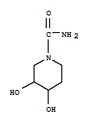 1-Piperidinecarboxamide,3,4-dihydroxy-(7ci) Structure,90485-79-3Structure