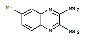 (9ci)-6-甲基-2,3-喹噁啉二胺結(jié)構(gòu)式_90558-59-1結(jié)構(gòu)式