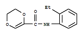 1,4-Dioxin-2-carboxamide, n-(2-ethylphenyl)-5,6-dihydro- Structure,906271-10-1Structure