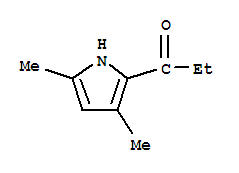 1-Propanone,1-(3,5-dimethylpyrrol-2-yl)-(7ci) Structure,90642-83-4Structure