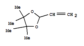 1,3-Dioxolane, 2-ethenyl-4,4,5,5-tetramethyl- Structure,90646-39-2Structure