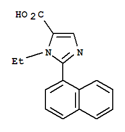 1H-imidazole-5-carboxylic acid, 1-ethyl-2-(1-naphthalenyl)- Structure,906477-15-4Structure