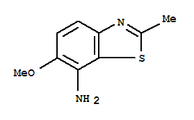 7-Benzothiazolamine,6-methoxy-2-methyl-(9ci) Structure,90674-32-1Structure