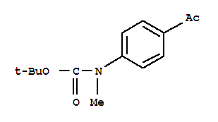 (4-Acetyl-phenyl)-methyl-carbamic acid tert-butyl ester Structure,907209-80-7Structure