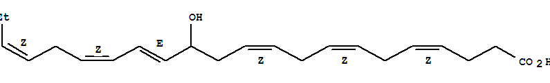 (3Z,6e,8e,12z,15z,18z)-3,6,8,12,15,18-docosahexaen-10-ol Structure,90780-53-3Structure