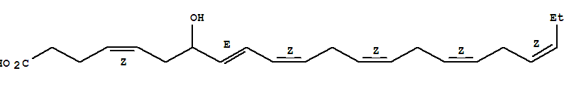 (4Z,8e,10z,13z,16z,19z)-7-hydroxy-4,8,10,13,16,19-docosahexaenoic acid Structure,90780-55-5Structure