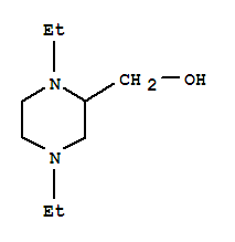 2-Piperazinemethanol,1,4-diethyl-(7ci,9ci) Structure,90796-58-0Structure