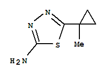 1,3,4-Thiadiazol-2-amine, 5-(1-methylcyclopropyl)- Structure,908269-41-0Structure