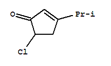 2-Cyclopenten-1-one, 5-chloro-3-(1-methylethyl)- Structure,908302-41-0Structure