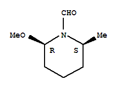 1-Piperidinecarboxaldehyde, 2-methoxy-6-methyl-, cis-(9ci) Structure,90862-39-8Structure