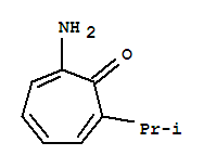 2,4,6-Cycloheptatrien-1-one,2-amino-7-isopropyl-(7ci) Structure,90874-68-3Structure