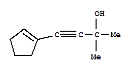 3-Butyn-2-ol, 4-(1-cyclopenten-1-yl)-2-methyl-(7ci,9ci) Structure,90925-05-6Structure