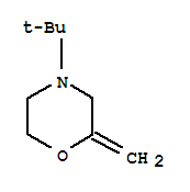 Morpholine, 4-tert-butyl-2-methylene-(7ci) Structure,90949-51-2Structure