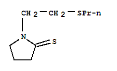 2-Pyrrolidinethione, 1-[2-(propylthio)ethyl]- Structure,90951-12-5Structure