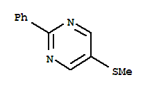 Pyrimidine,5-(methylthio)-2-phenyl-(7ci) Structure,91091-04-2Structure