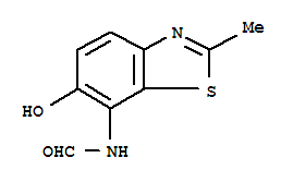 Formamide, n-(6-hydroxy-2-methyl-7-benzothiazolyl)-(7ci) Structure,91192-35-7Structure