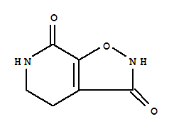 (9ci)-5,6-二氫-異噁唑并[5,4-c]吡啶-3,7(2H,4h)-二酮結(jié)構(gòu)式_91305-43-0結(jié)構(gòu)式