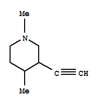 Piperidine, 3-ethynyl-1,4-dimethyl-(9ci) Structure,91324-41-3Structure