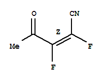 2-Pentenenitrile, 2,3-difluoro-4-oxo-, (z)-(9ci) Structure,91416-72-7Structure