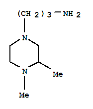 Piperazine, 4-(3-aminopropyl)-1,2-dimethyl-(7ci) Structure,91446-19-4Structure