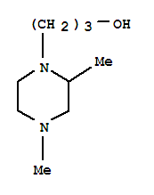 1-Piperazinepropanol,2,4-dimethyl-(7ci) Structure,91551-60-9Structure