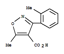 4-Isoxazolecarboxylicacid,5-methyl-3-o-tolyl-(7ci) Structure,91569-58-3Structure