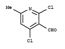 2,4-Dichloro-6-Methylnicotinaldehyde Structure,91591-72-9Structure