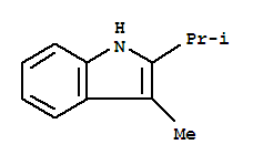 1H-indole,3-methyl-2-(1-methylethyl)-(9ci) Structure,91639-44-0Structure